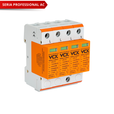 Ogranicznik przepięć B+C 4P (T1+T2)  7kA, AC Professional