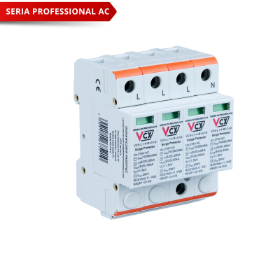 Ogranicznik przepięć BCD 4P 8kA (T1+T2+T3), AC Professional