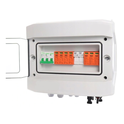 Rozdzielnica hermetyczna PV 1000V DC/AC  fotowoltaika + wkładki topikowe gPV  - 1 string