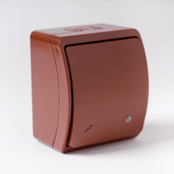 VW-3L Koala Łącznik schodowy podświetlany n/t IP44 brąz