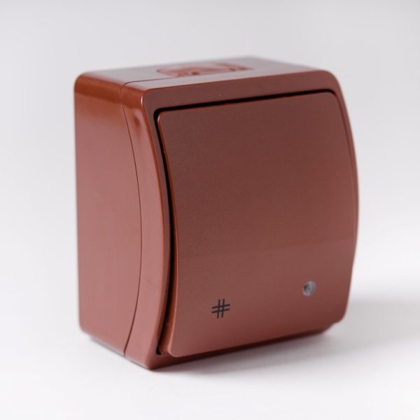 VW-4L Koala Łącznik krzyżowy podświetlany n/t IP44 brąz