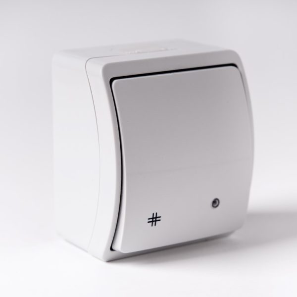 VW-4L Koala Łącznik krzyżowy podświetlany n/t IP44 popiel