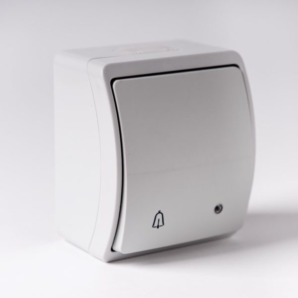 VW-5L Koala Łącznik dzwonek podświetlany n/t IP44 popiel