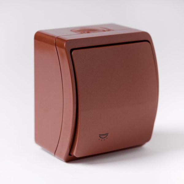 VW-6 Koala Łącznik światło n/t IP44 brąz