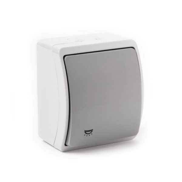 VW-6 Koala Łącznik światło n/t IP44 popiel/grafit