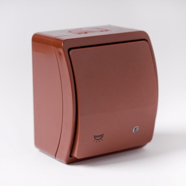 VW-6L Koala Łącznik światło podświetlany n/t IP44 brąz