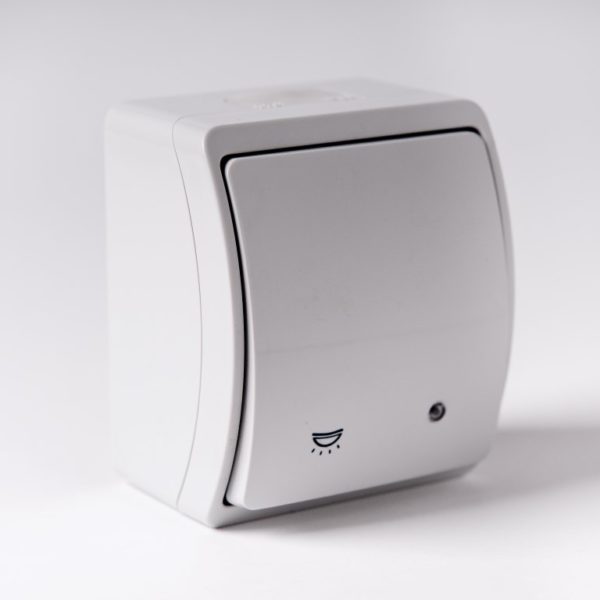 VW-6L Koala Łącznik światło podświetlany n/t IP44 popiel