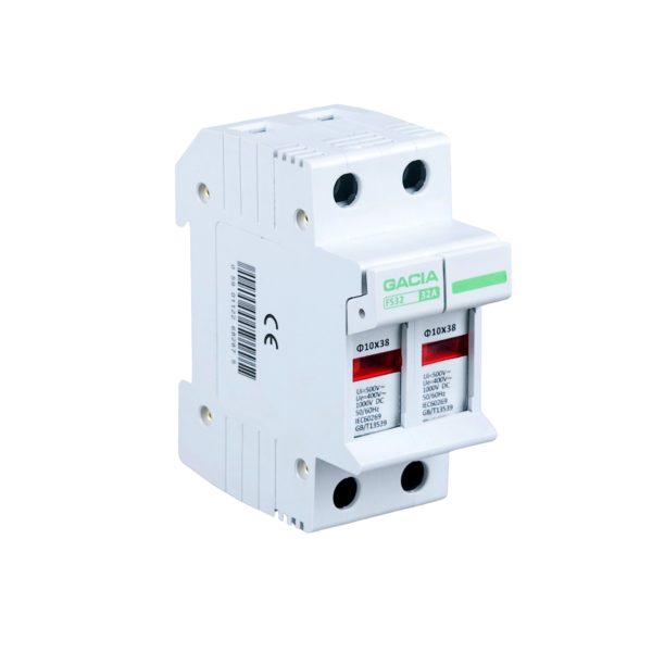 Podstawa bezpiecznikowa DC FS 32 2P PRO podświetlana