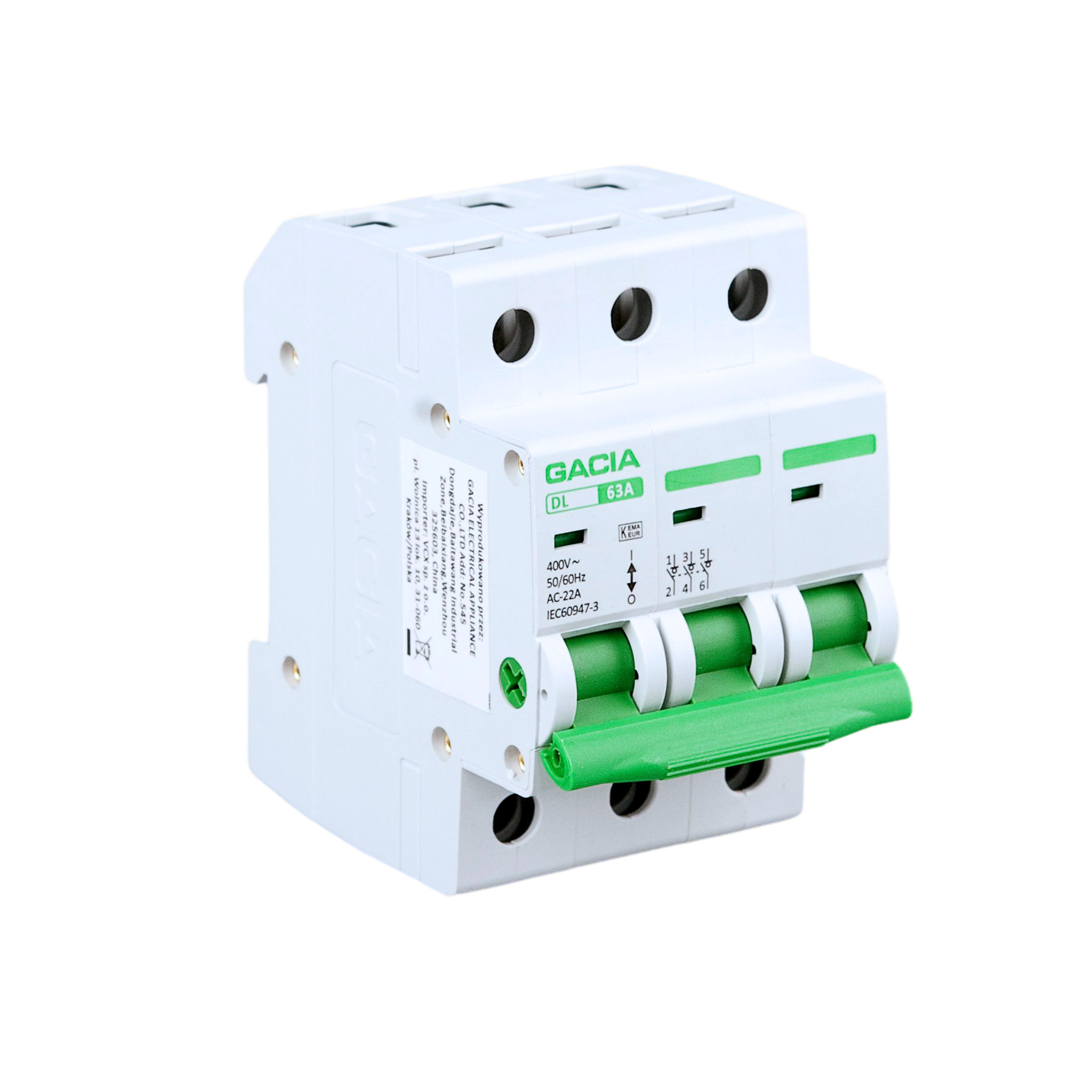 Rozłącznik izolacyjny DL 3P 100 A - VCX Power™