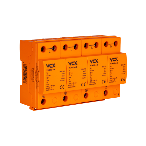 【CPC-L24】yksig Ogranicznik przepięć C 4P (T2) Professional, AC - VCX Power™