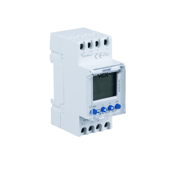 Zegar sterujący astronomiczny dwukanałowy AHC 614L (podświetlany)