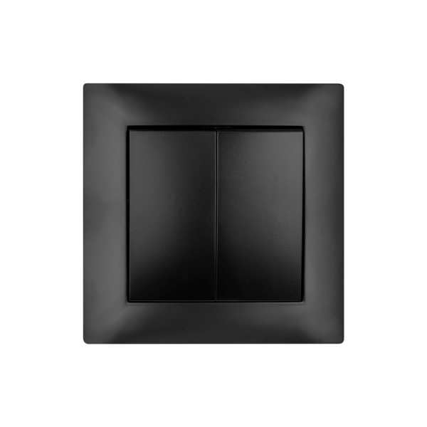 Łącznik podwójny czarny LC-02C