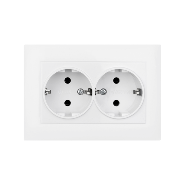Gniazdo podwójne - typ schuko LC-15